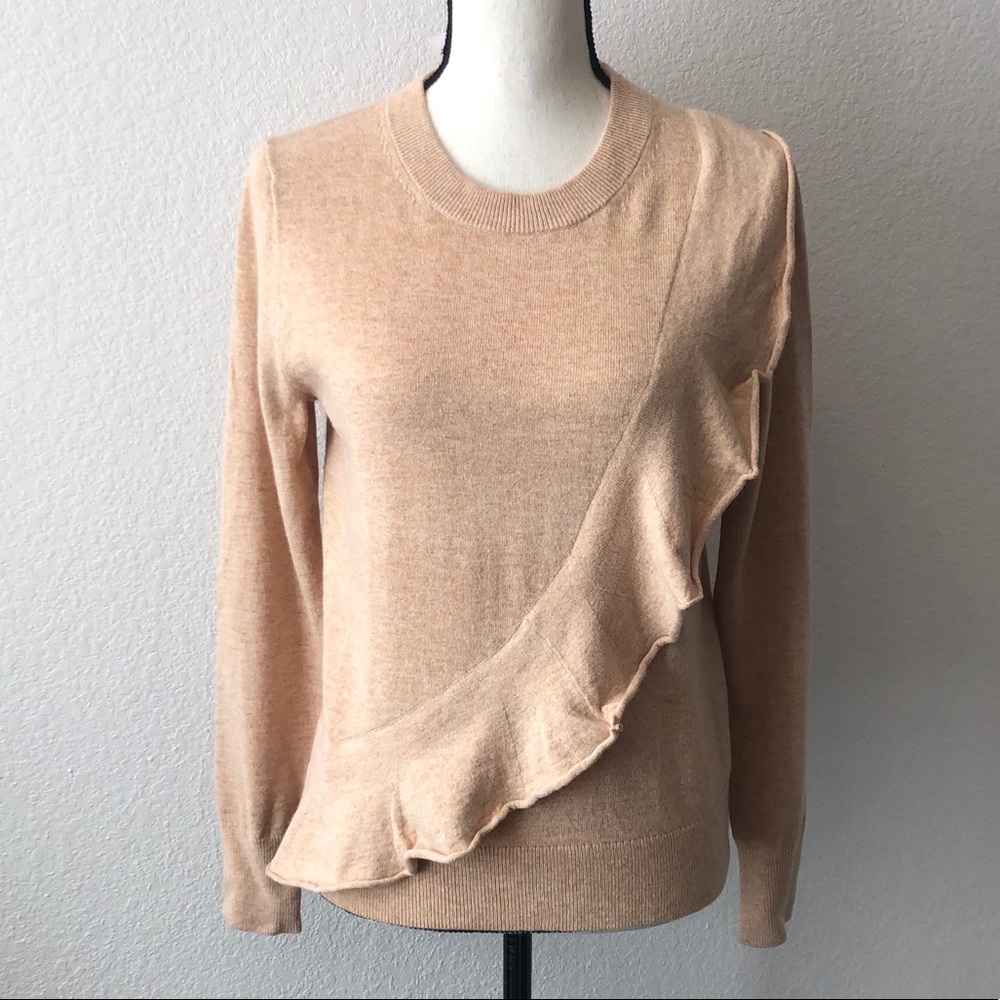 NWT J. Crew Ruffle Sweater